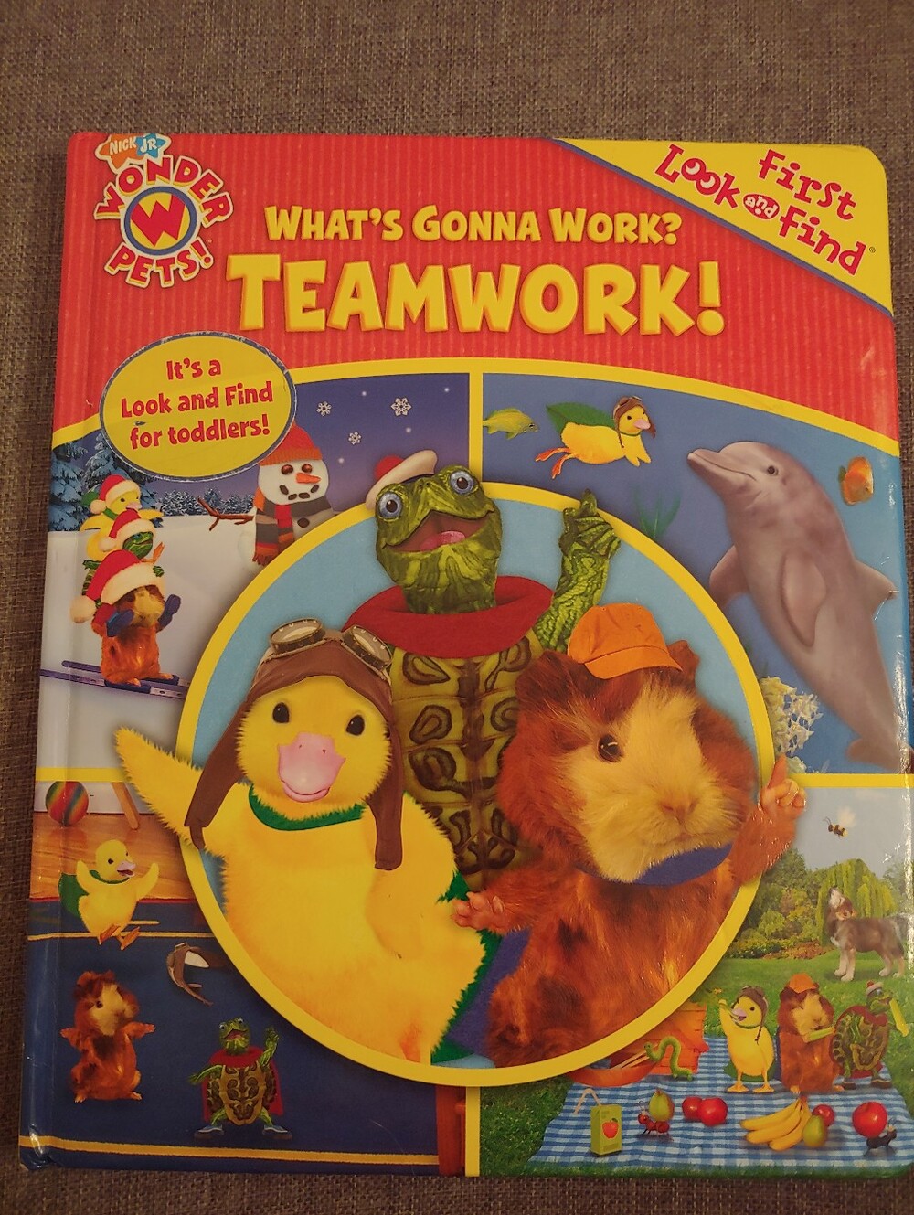 Wonder Pets What’s Gonna Work? Teamwork! - Kids Look & Find Book (Red)